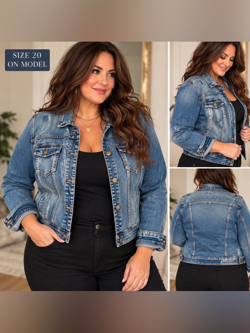 Mossimo Denim Women’s Size 20 Jean Jacket – Like New 💙
